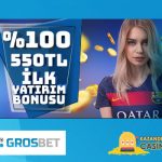 Grosbet Hoşgeldin Bonusu 550 TL Oldu