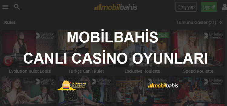 Mobilbahis Canlı Casino