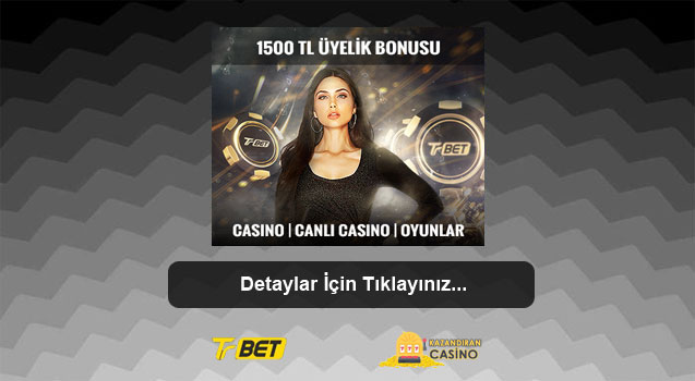 Trbet Casino ilk Yatırım Bonusu 1500 TL