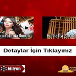 Casinomilyon Para Yatırma Bonusları