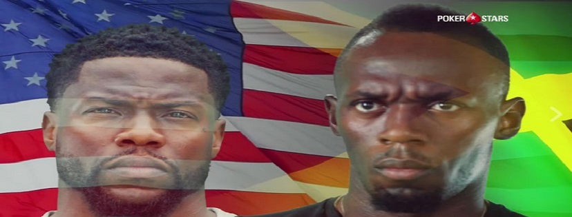 PokerStars Masasında Kevin Hart ve Usain Bolt Kozlarını Paylaşacak
