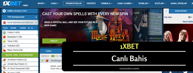 1xbet Canlı Bahis