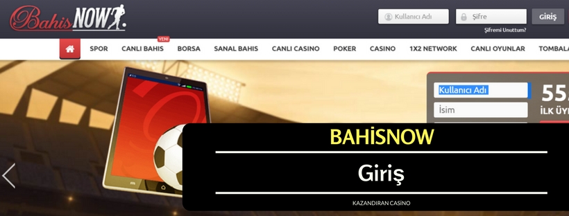Bahisnow Giriş