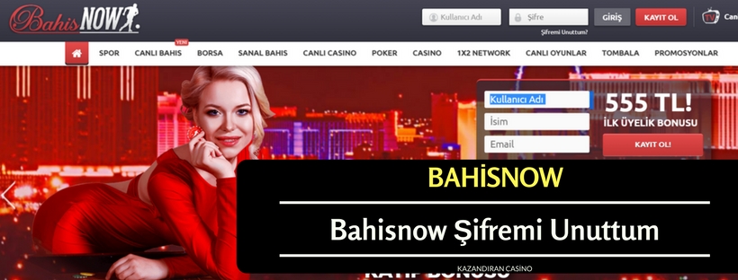 Bahisnow Şifremi Unuttum