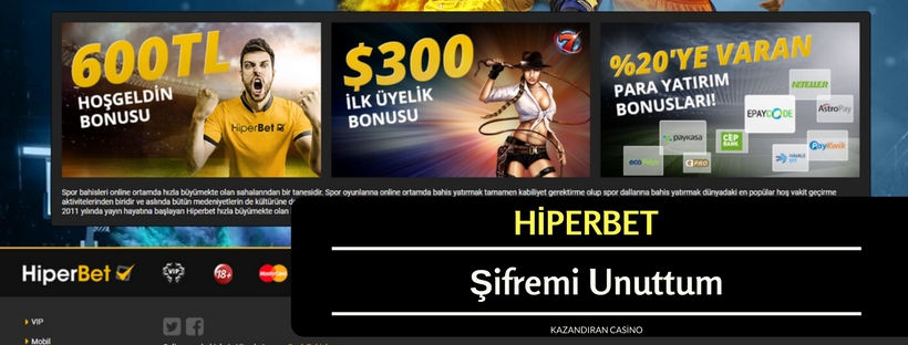 Hiperbet Şifremi Unuttum
