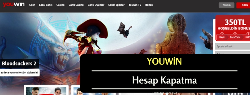 Youwin Hesap Kapatma