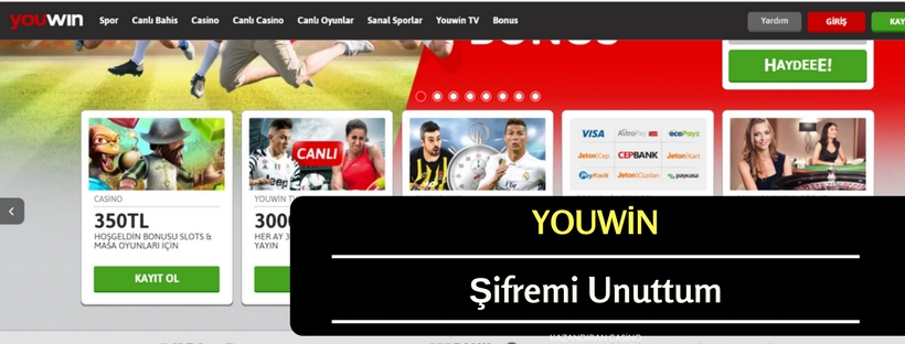Youwin Şifremi Unuttum
