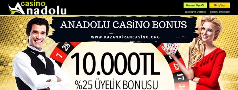 Anadolu Casino Bonus İşlemleri