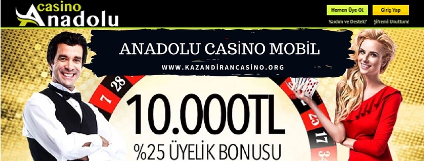 Anadolu Casino Mobil işlemler