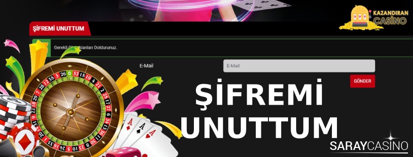 Saraycasino Şifremi Unuttum