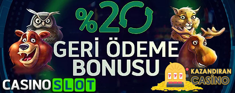 Casinoslot Geri Ödeme Bonusu