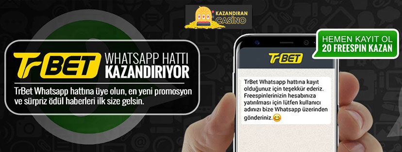Trbet'te Whatsapp Bonusu Heyecanı