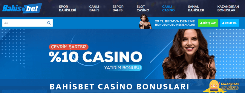 Bahisbet casino bonus