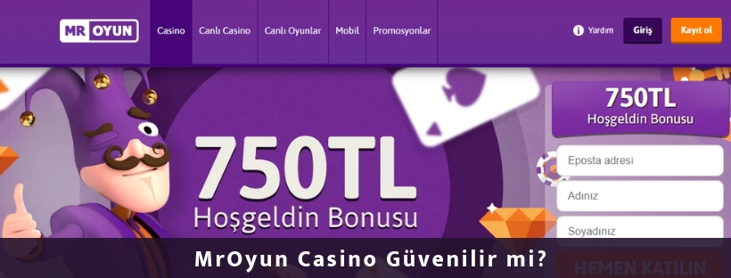 MrOyun casino güvenilir mi
